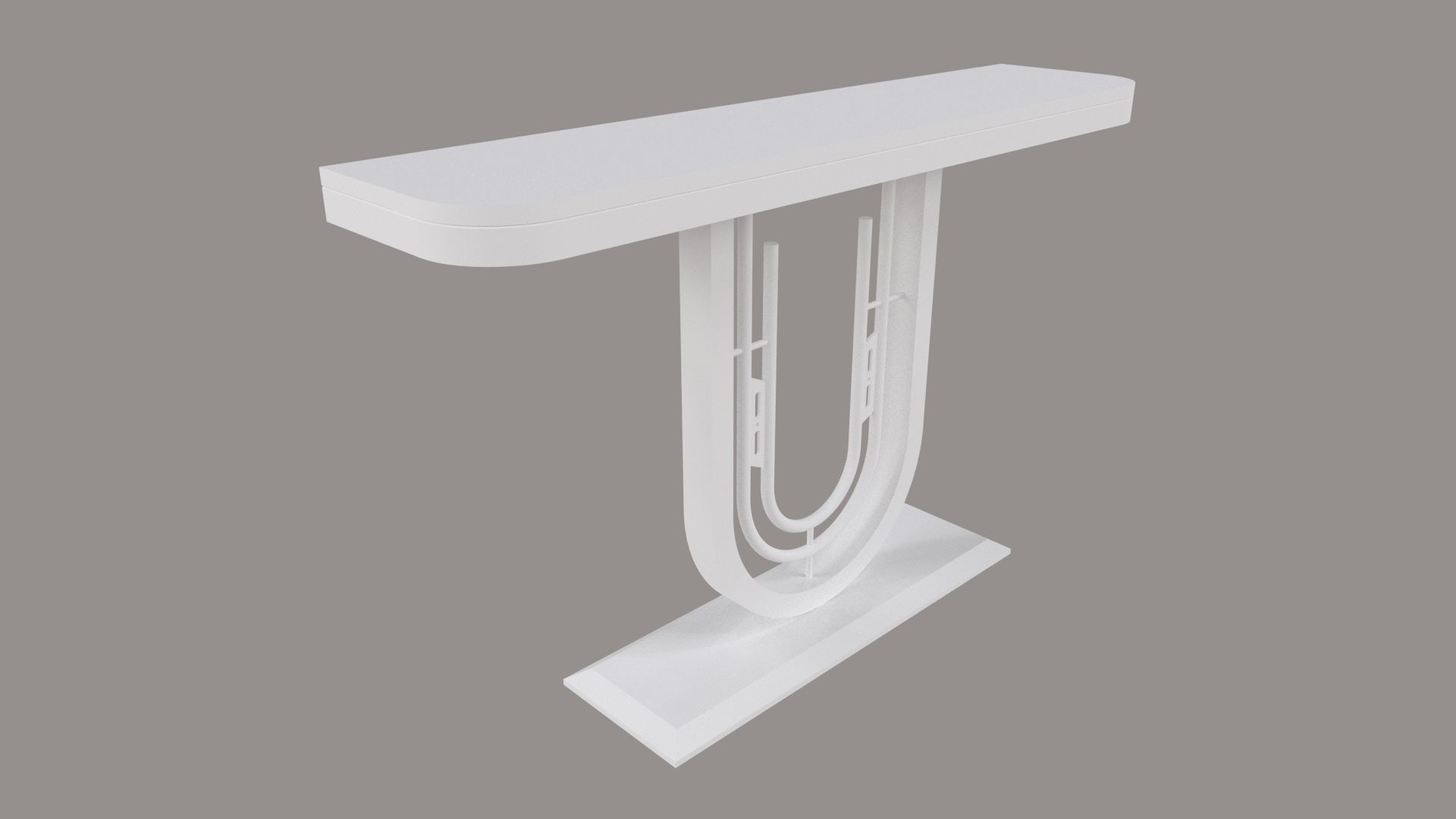 Luxury console table Free 3D model_6