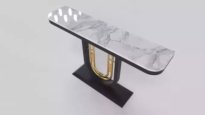 Luxury console table Free 3D model