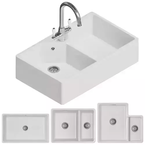 Blanco Villae set and Blanco Vicus Twin Lever 3D model