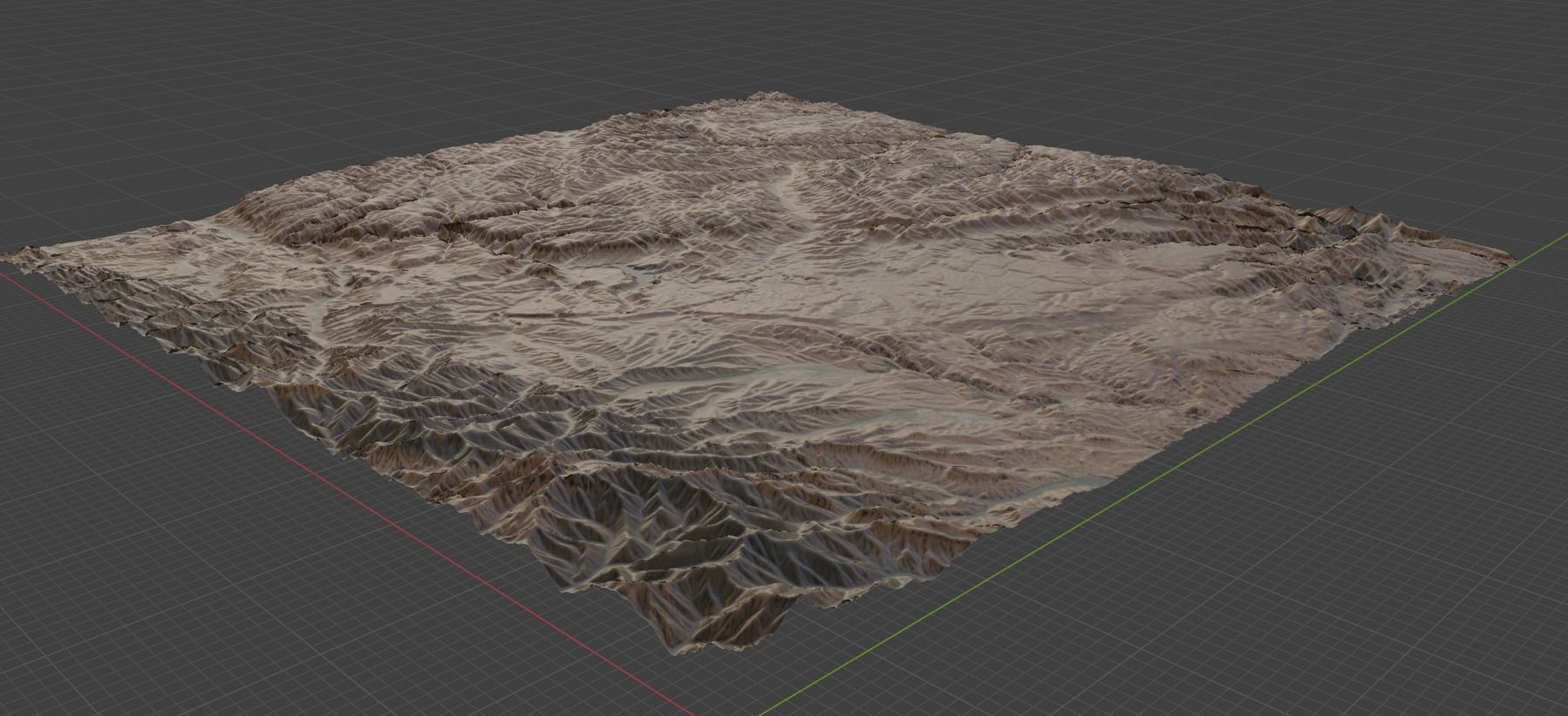 Realistic Terrain 13 3D model_1