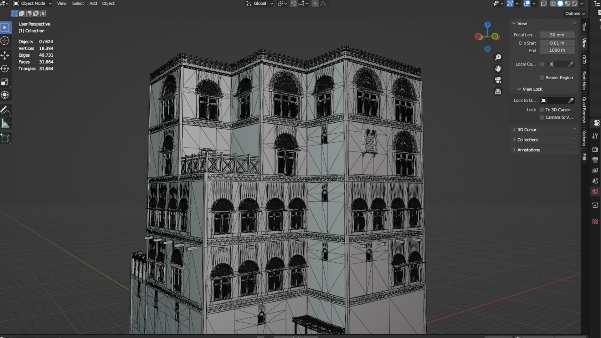 Lavish Apartment Low-poly 3D model_9