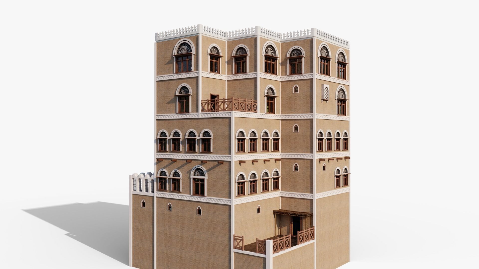 Lavish Apartment Low-poly 3D model_3