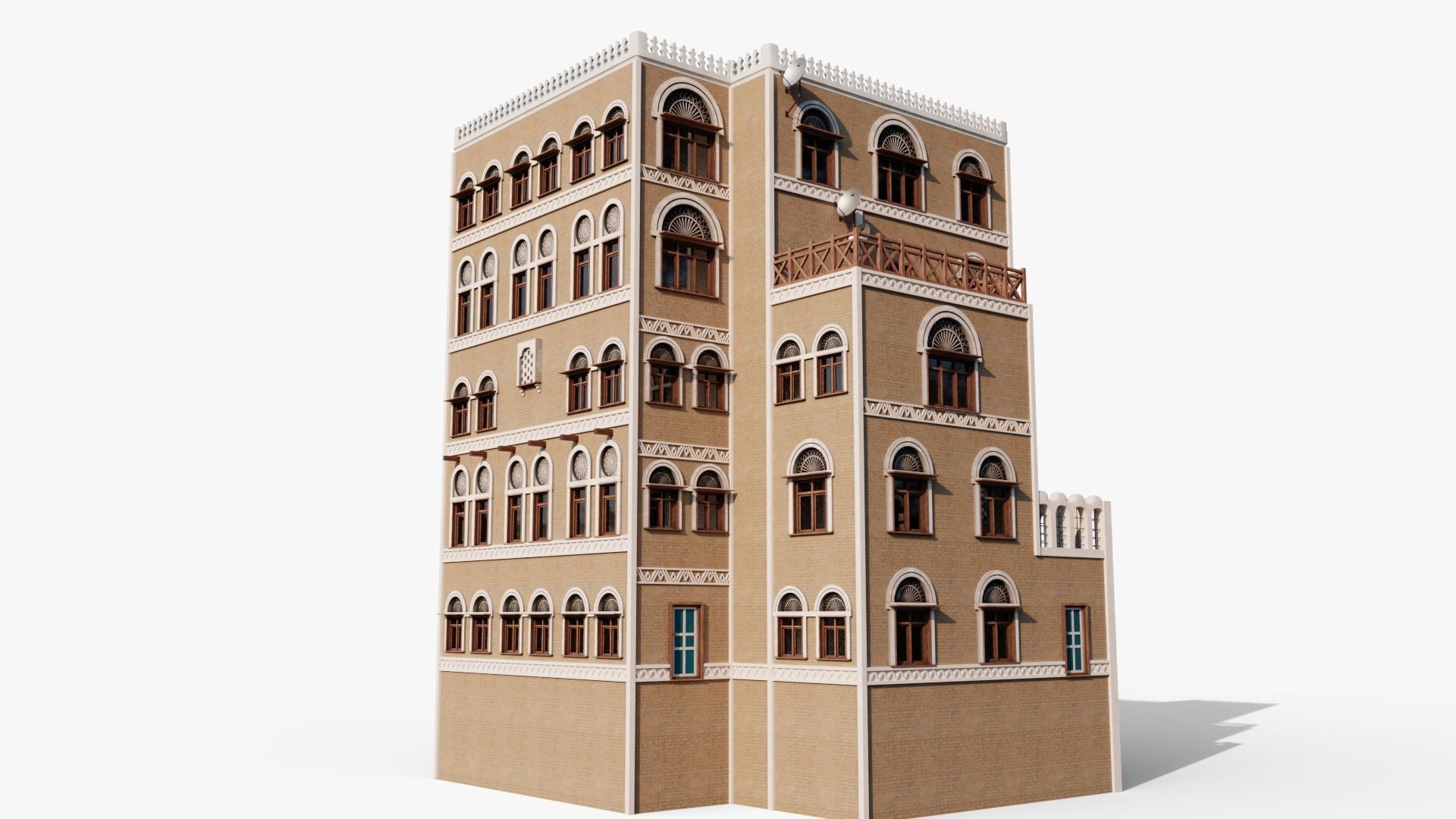 Lavish Apartment Low-poly 3D model_4