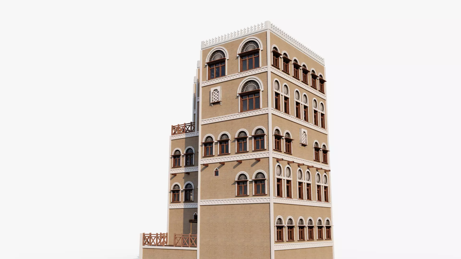 Lavish Apartment Low-poly 3D model_0