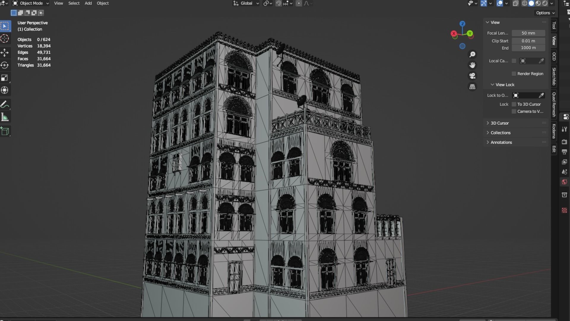 Lavish Apartment Low-poly 3D model_8