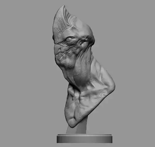 Alien Cassowary STL