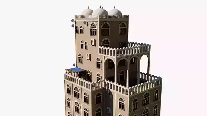 Yemen Tall Apartment Building