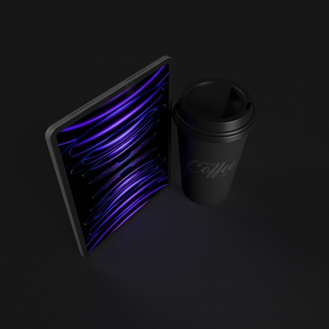 Apple 2024 iPad Pro 12 9 inch Tablet 3D model_1