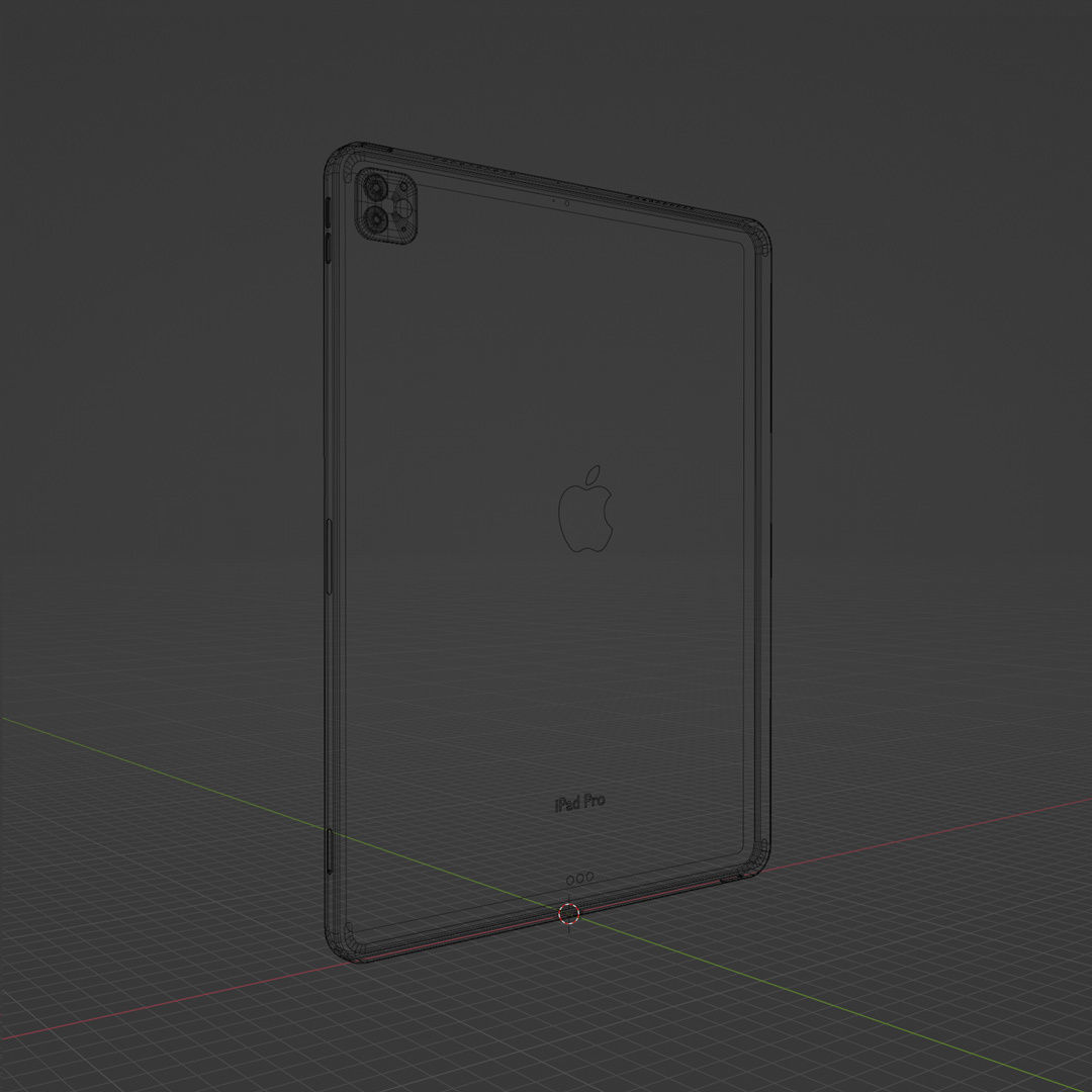 Apple 2024 iPad Pro 12 9 inch Tablet 3D model_7