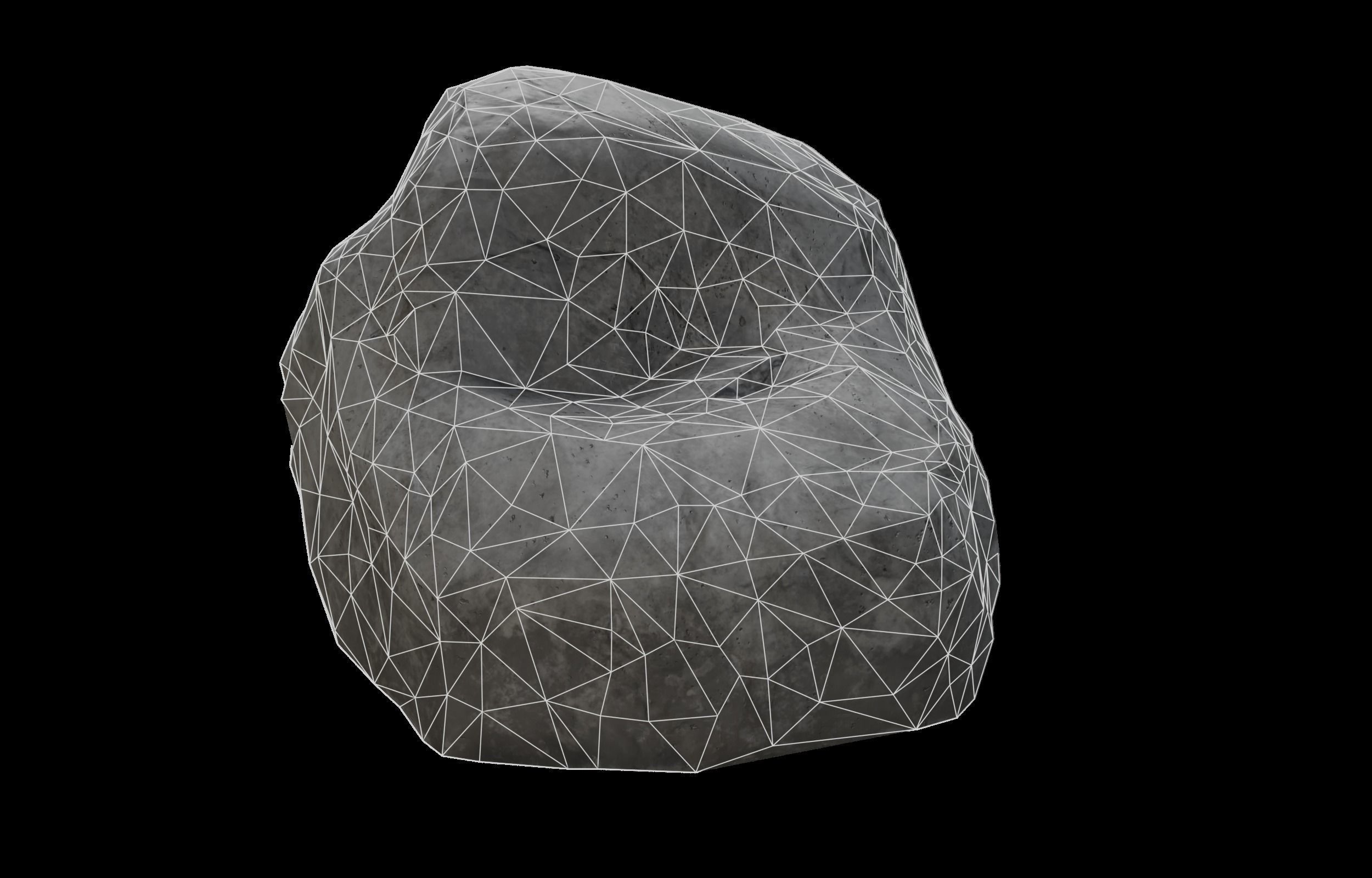 Lowpoly Rock Pack Volume 01 Low-poly 3D model_21