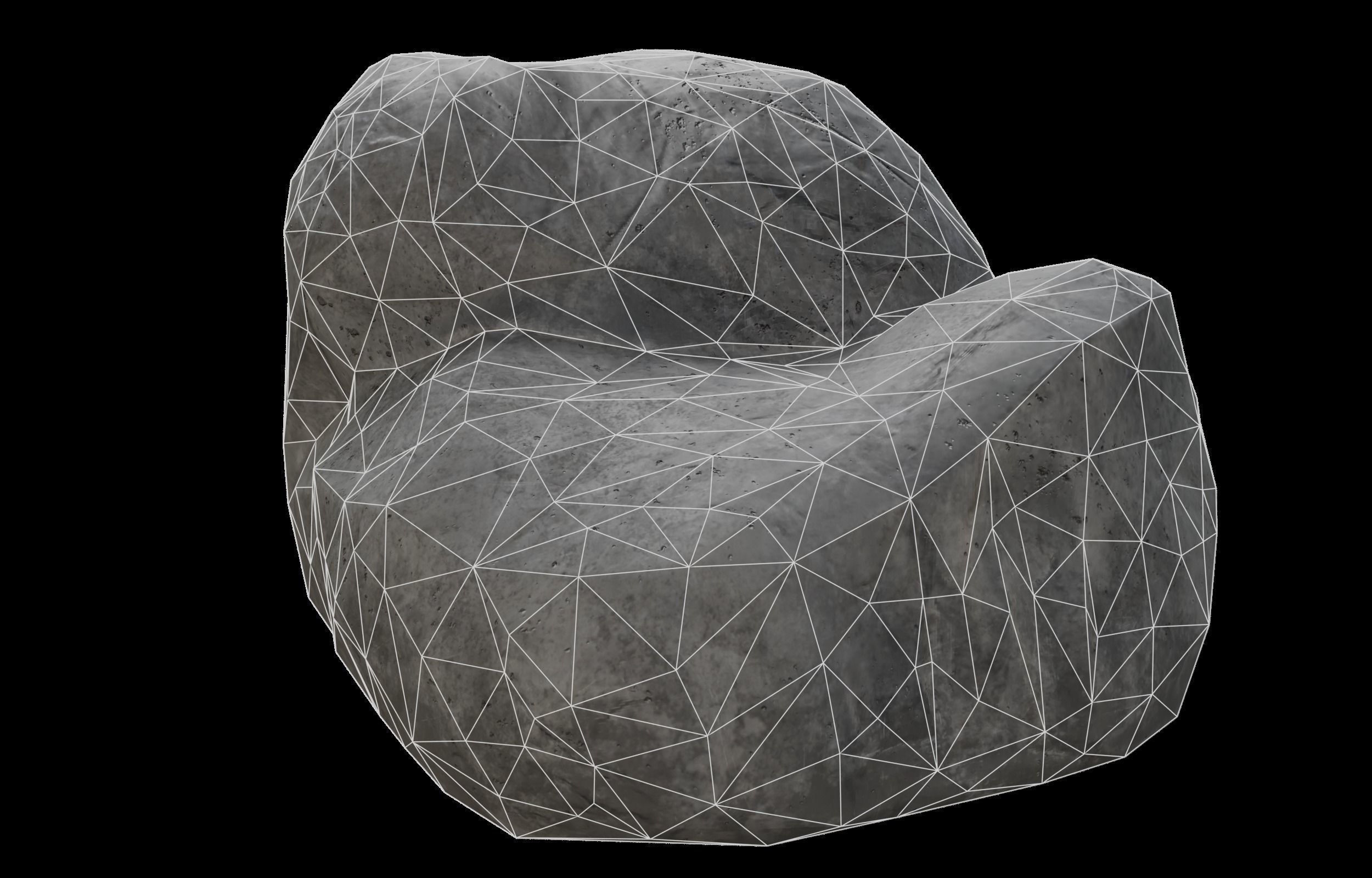 Lowpoly Rock Pack Volume 01 Low-poly 3D model_22