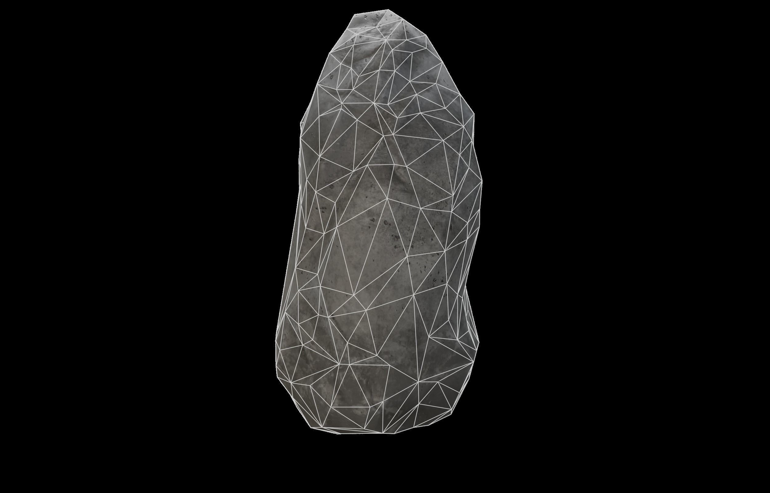 Lowpoly Rock Pack Volume 01 Low-poly 3D model_17