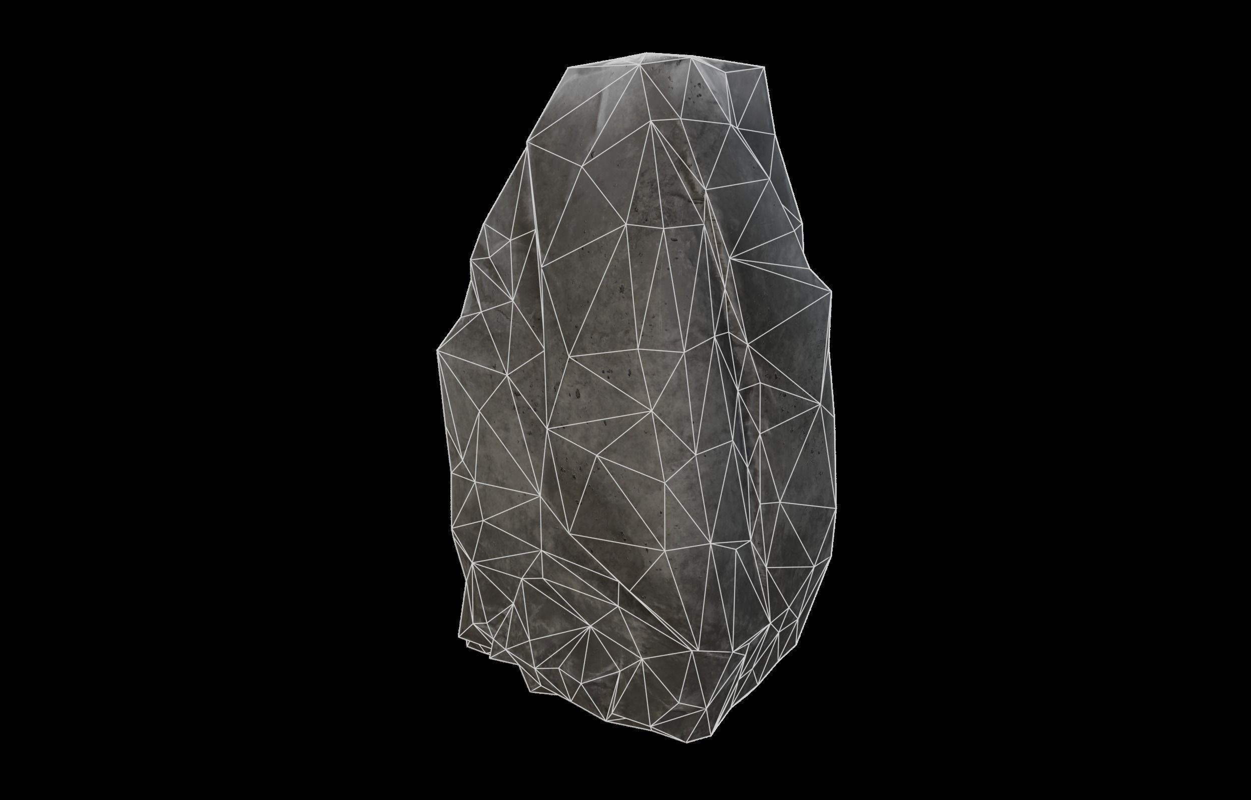 Lowpoly Rock Pack Volume 01 Low-poly 3D model_15