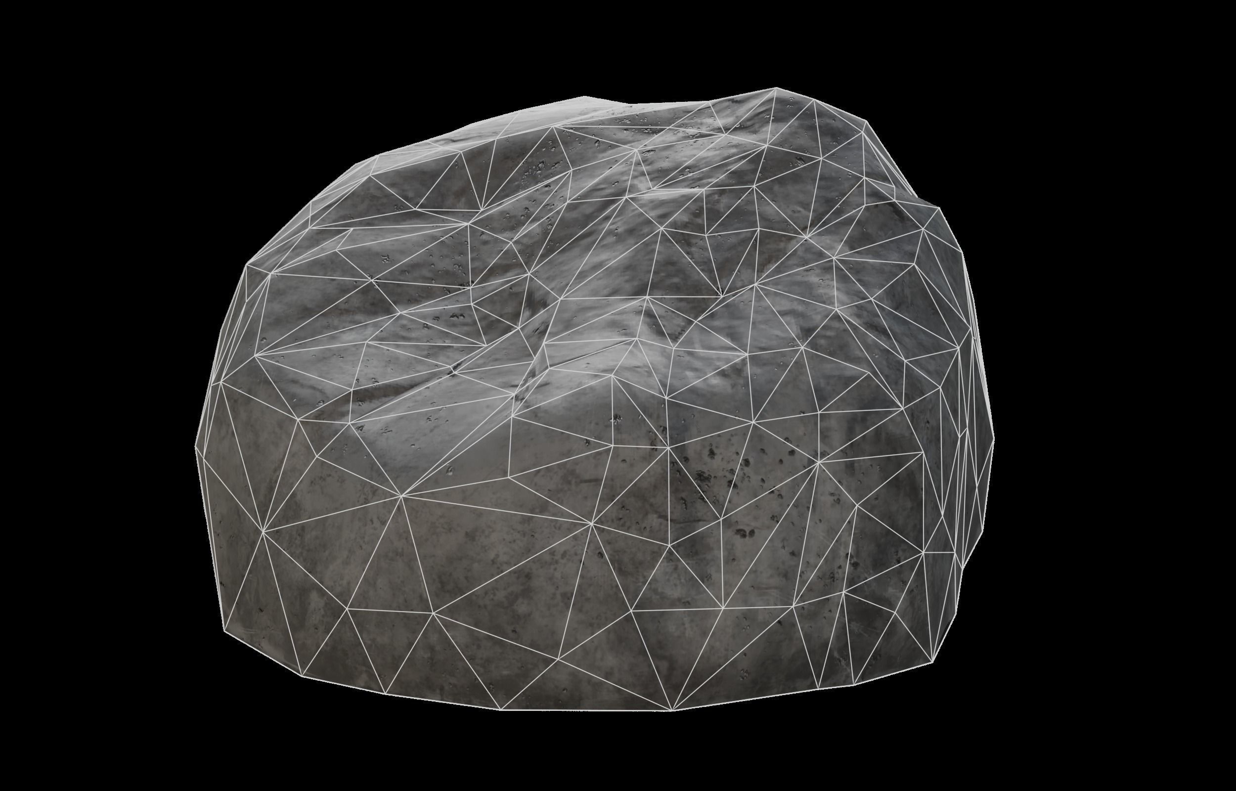 Lowpoly Rock Pack Volume 01 Low-poly 3D model_27