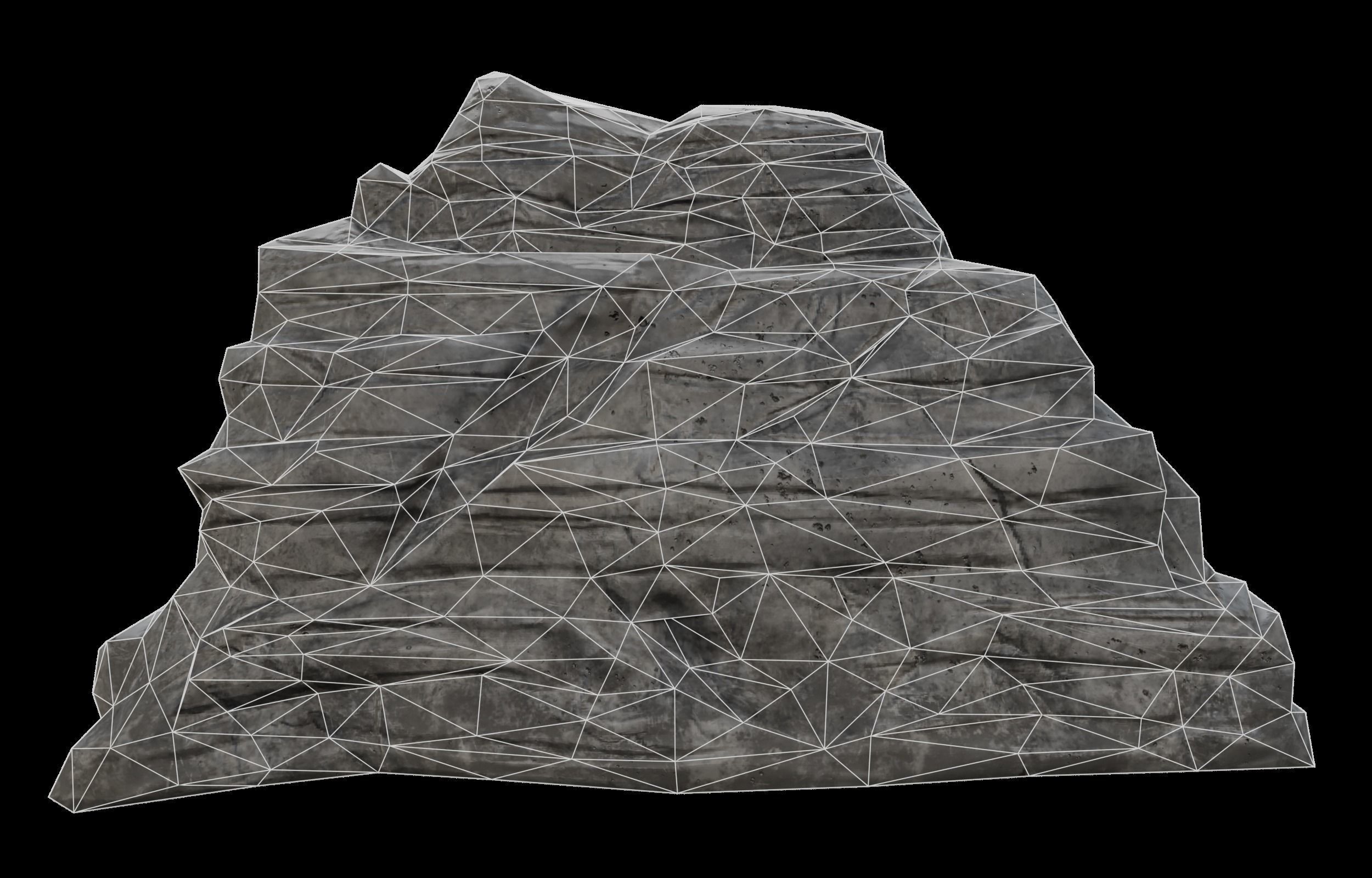 Lowpoly Rock Pack Volume 01 Low-poly 3D model_32