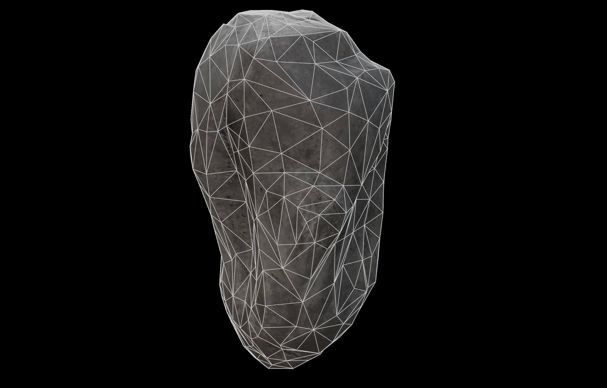 Lowpoly Rock Pack Volume 01 Low-poly 3D model_19