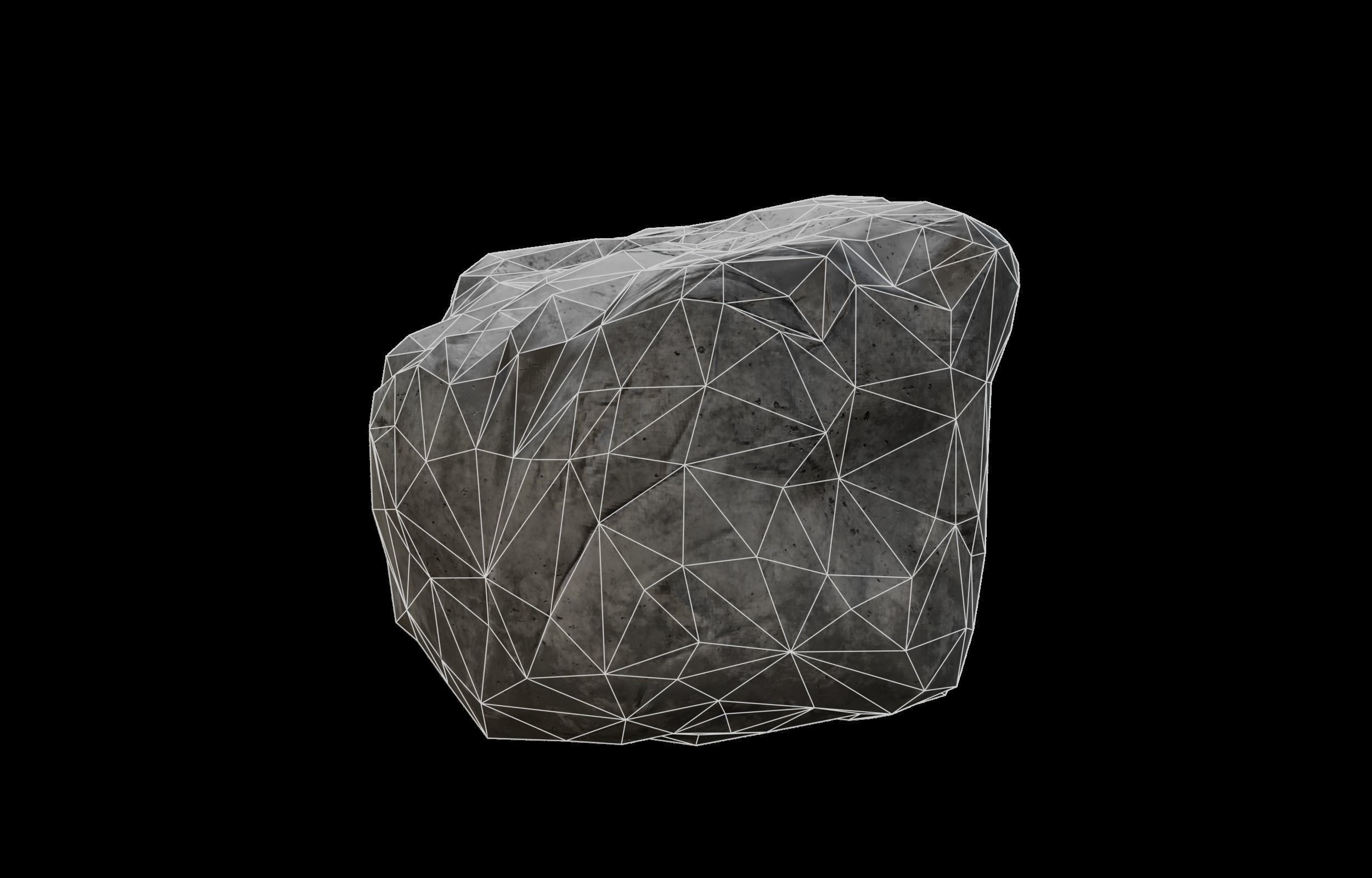 Lowpoly Rock Pack Volume 01 Low-poly 3D model_34