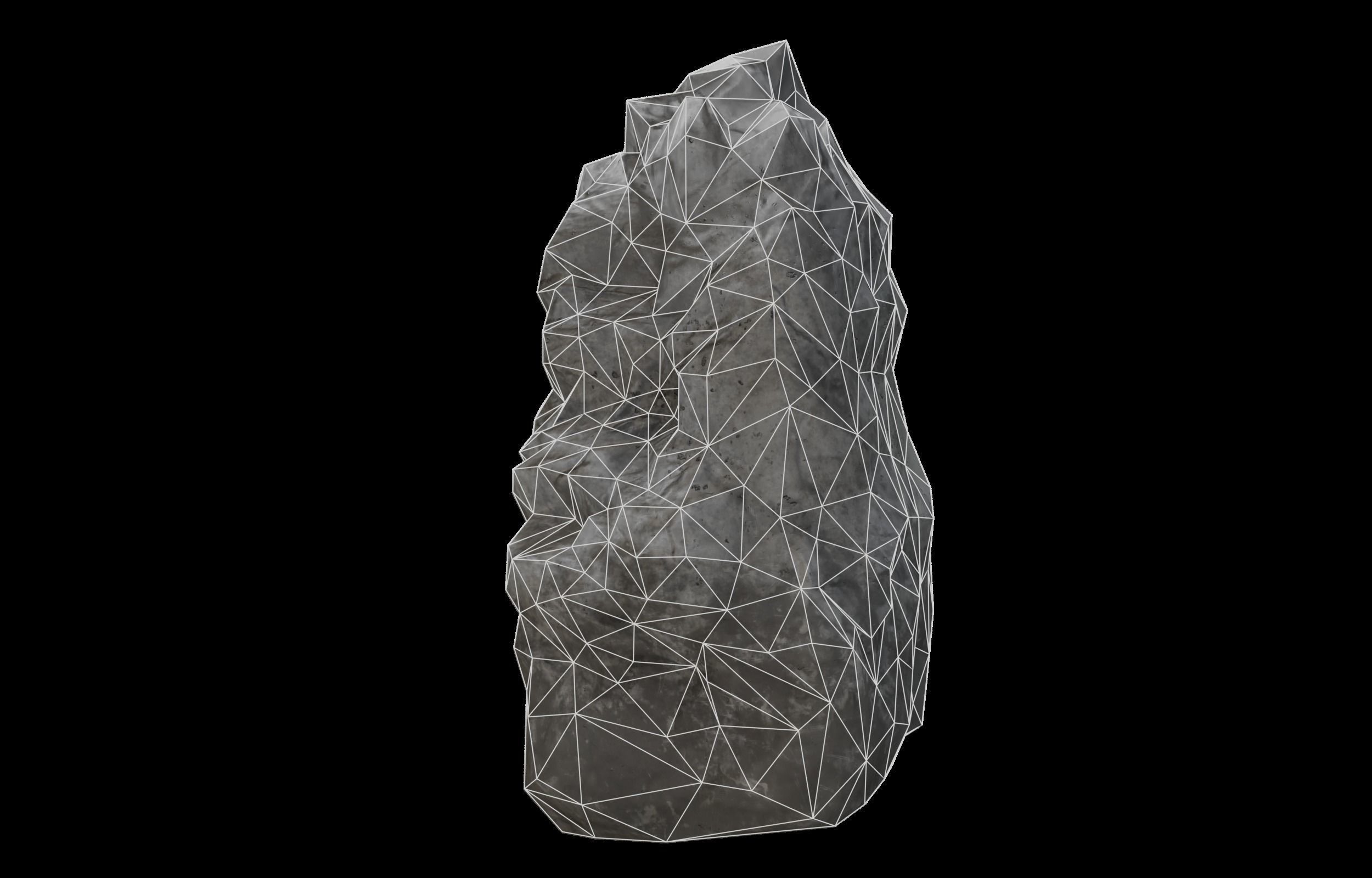 Lowpoly Rock Pack Volume 01 Low-poly 3D model_3