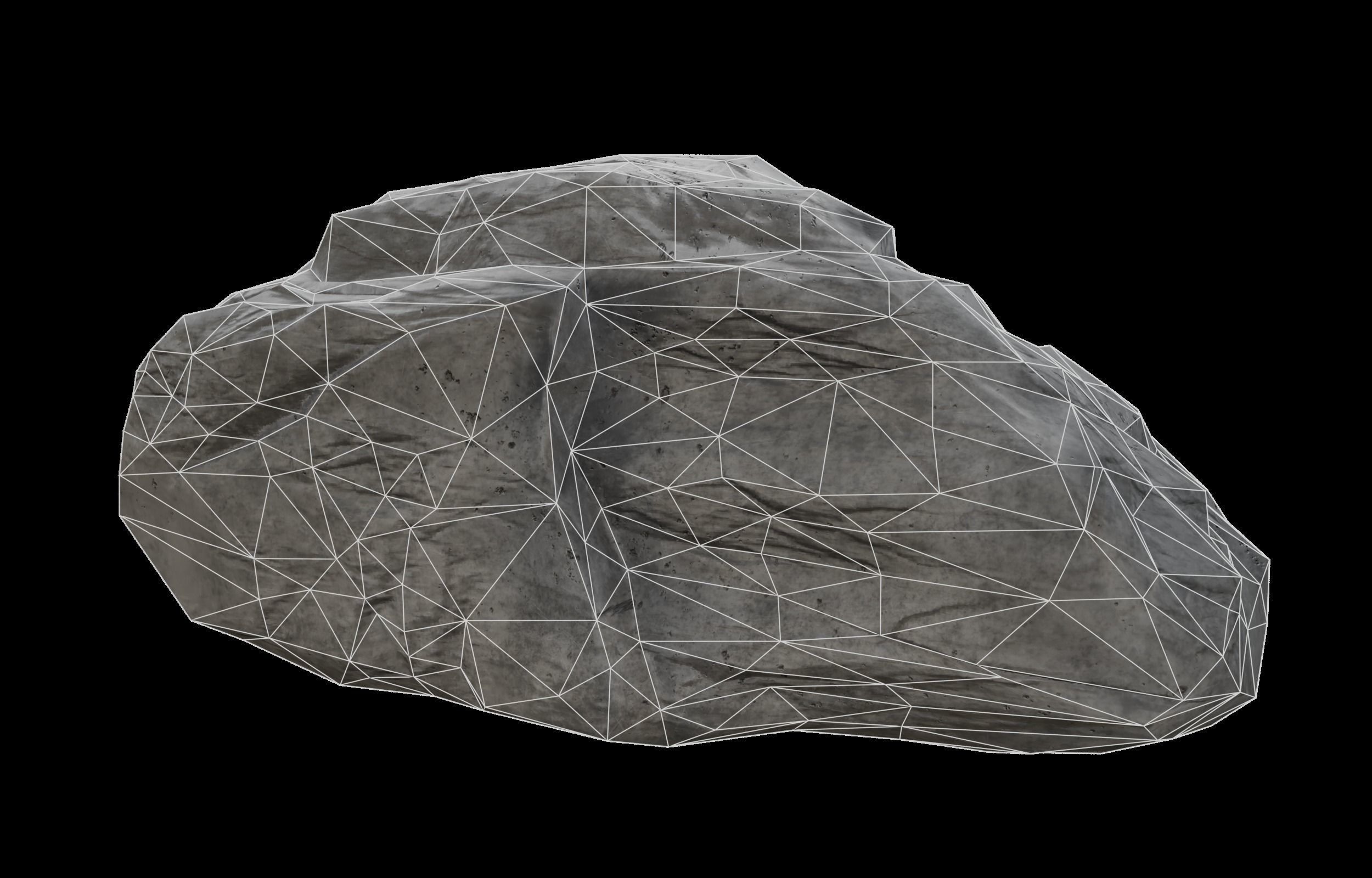 Lowpoly Rock Pack Volume 01 Low-poly 3D model_11