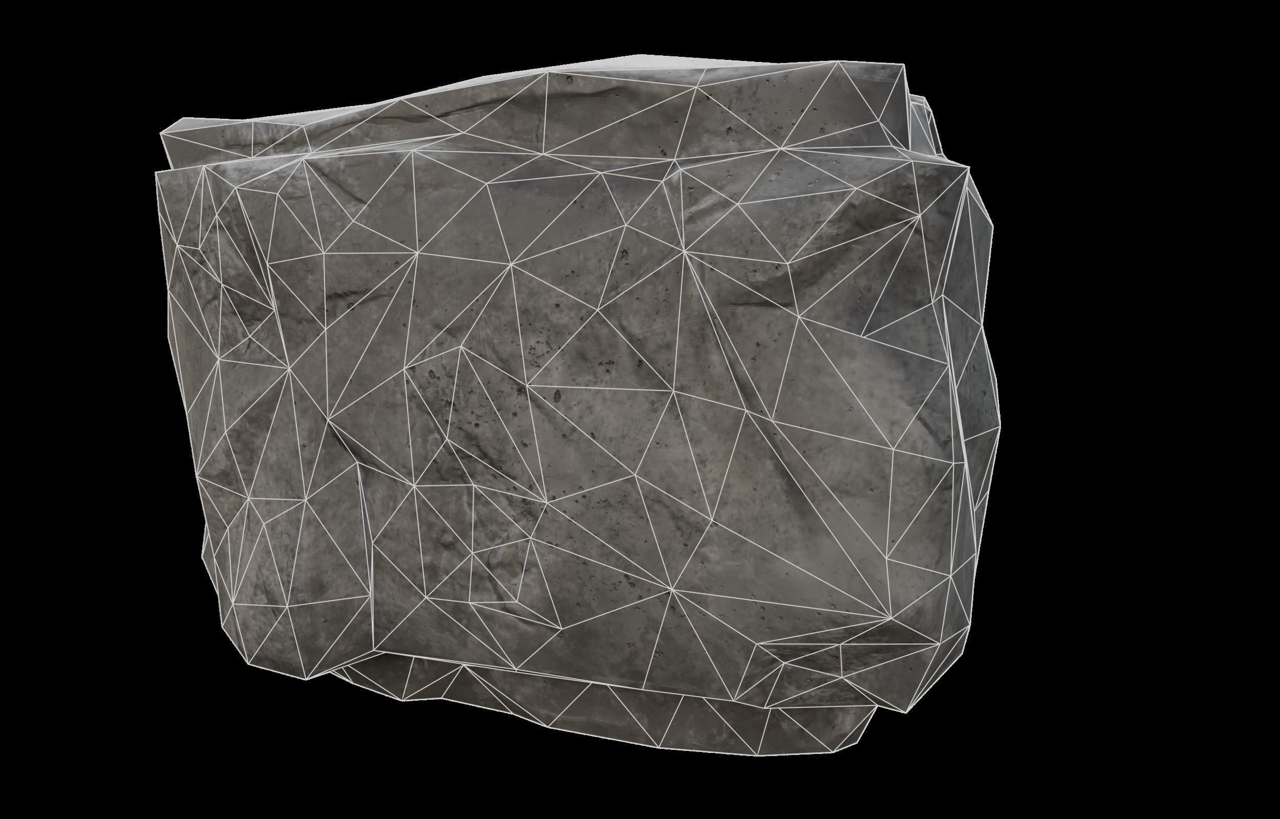 Lowpoly Rock Pack Volume 01 Low-poly 3D model_9