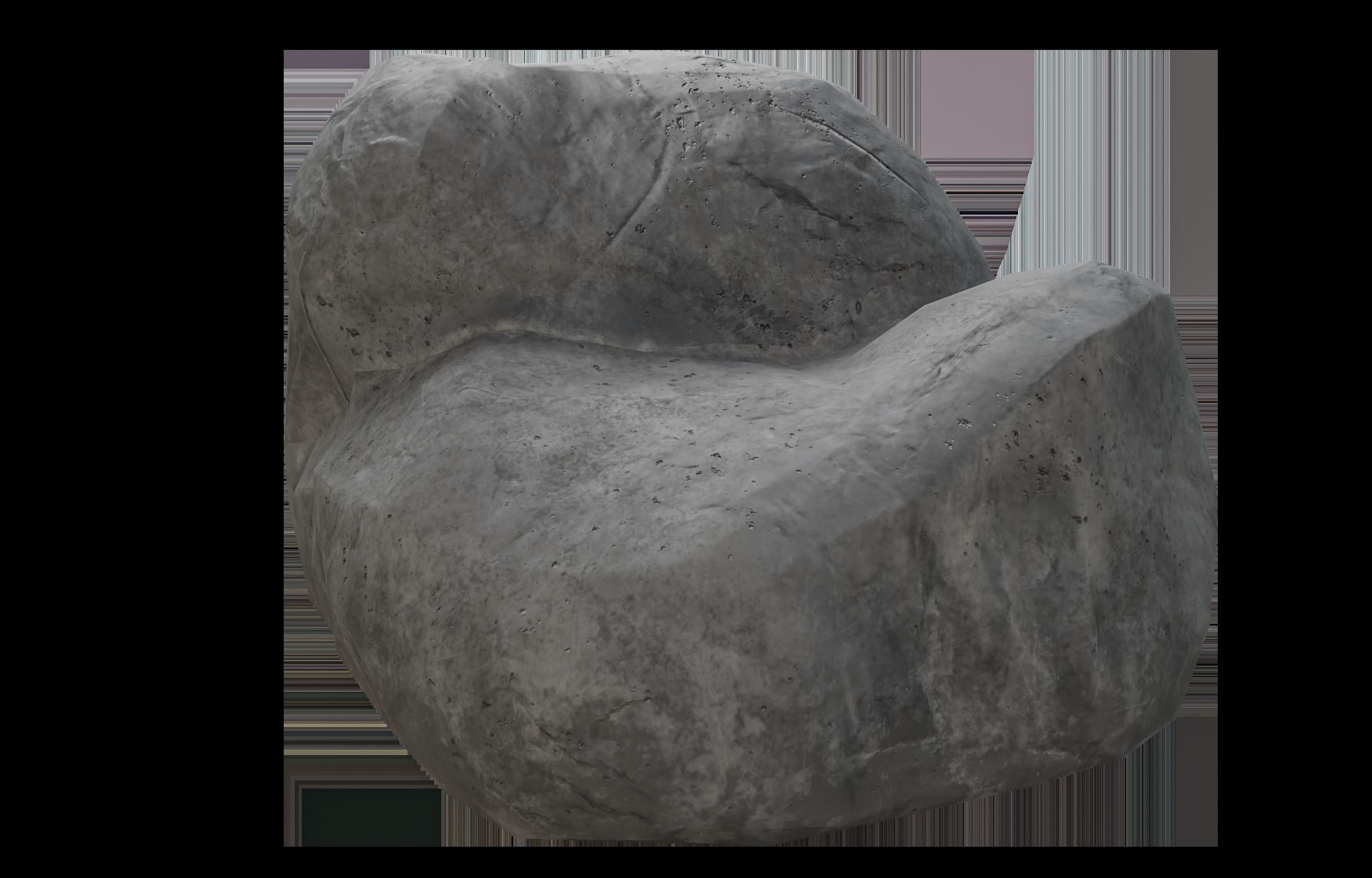 Lowpoly Rock Pack Volume 01 Low-poly 3D model_23