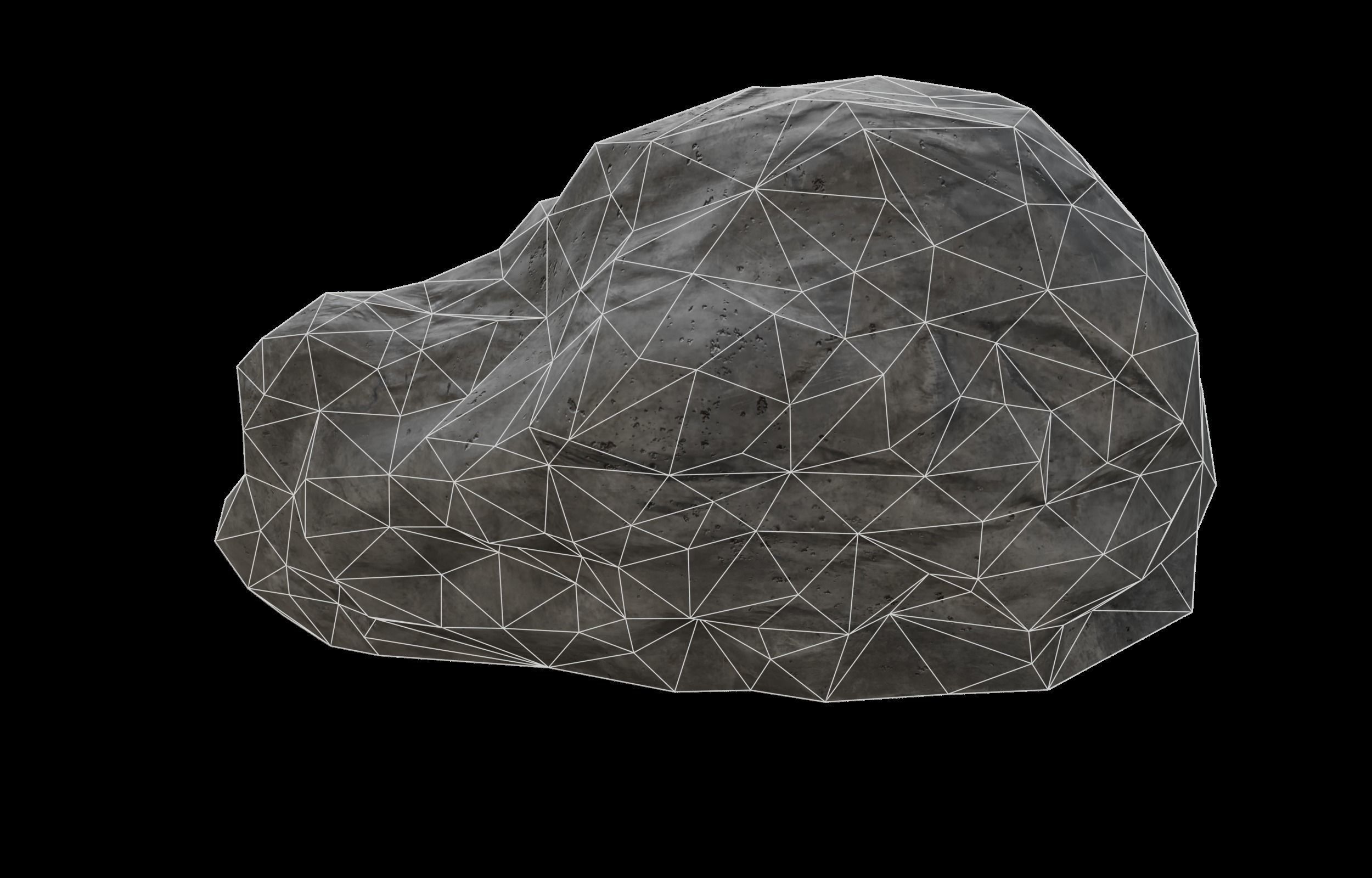 Lowpoly Rock Pack Volume 01 Low-poly 3D model_13