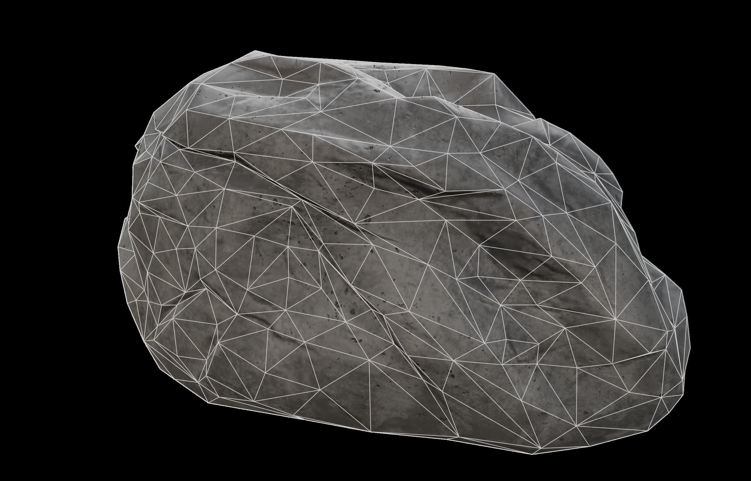 Lowpoly Rock Pack Volume 01 Low-poly 3D model_7