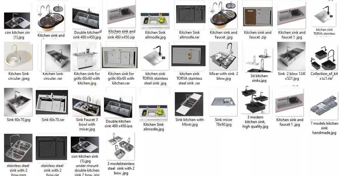 Add Our New Collection of Kitchen Sinks to Your Catalogue 3D model_0