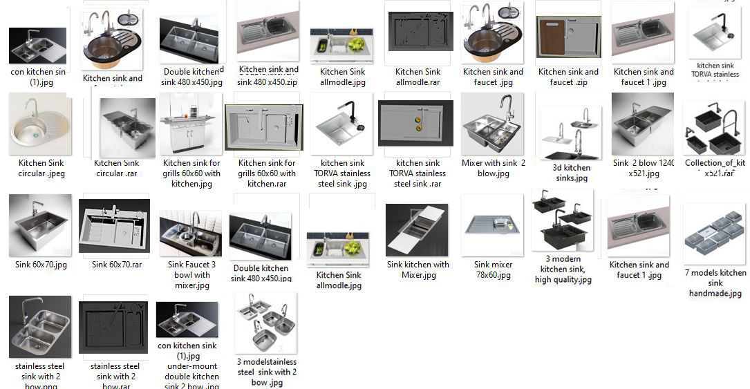 Add Our New Collection of Kitchen Sinks to Your Catalogue 3D model_6