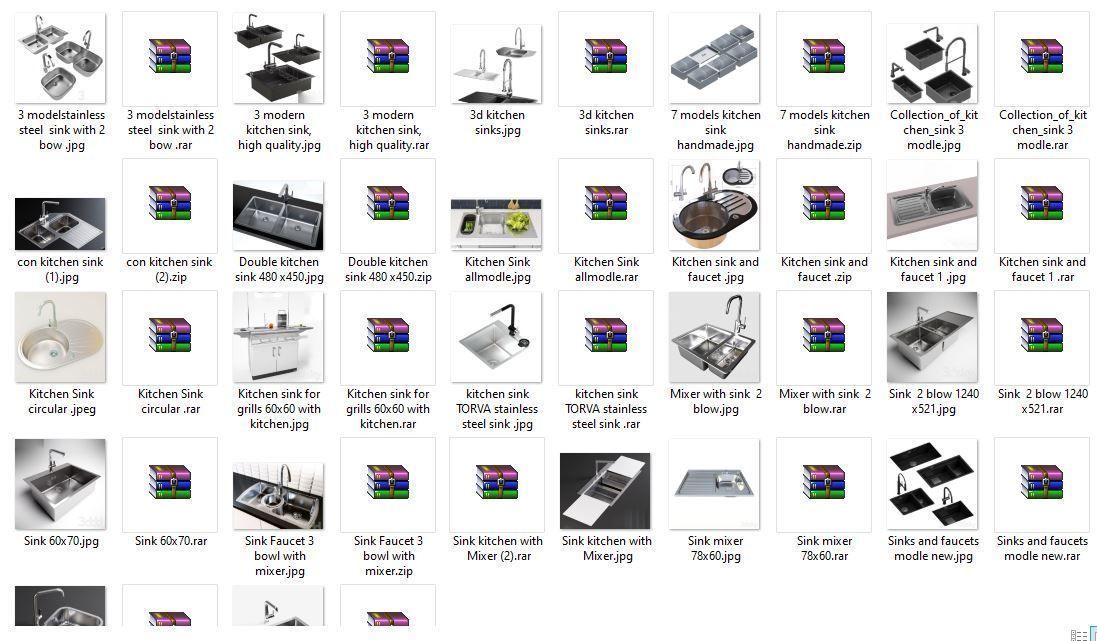 Add Our New Collection of Kitchen Sinks to Your Catalogue 3D model_9