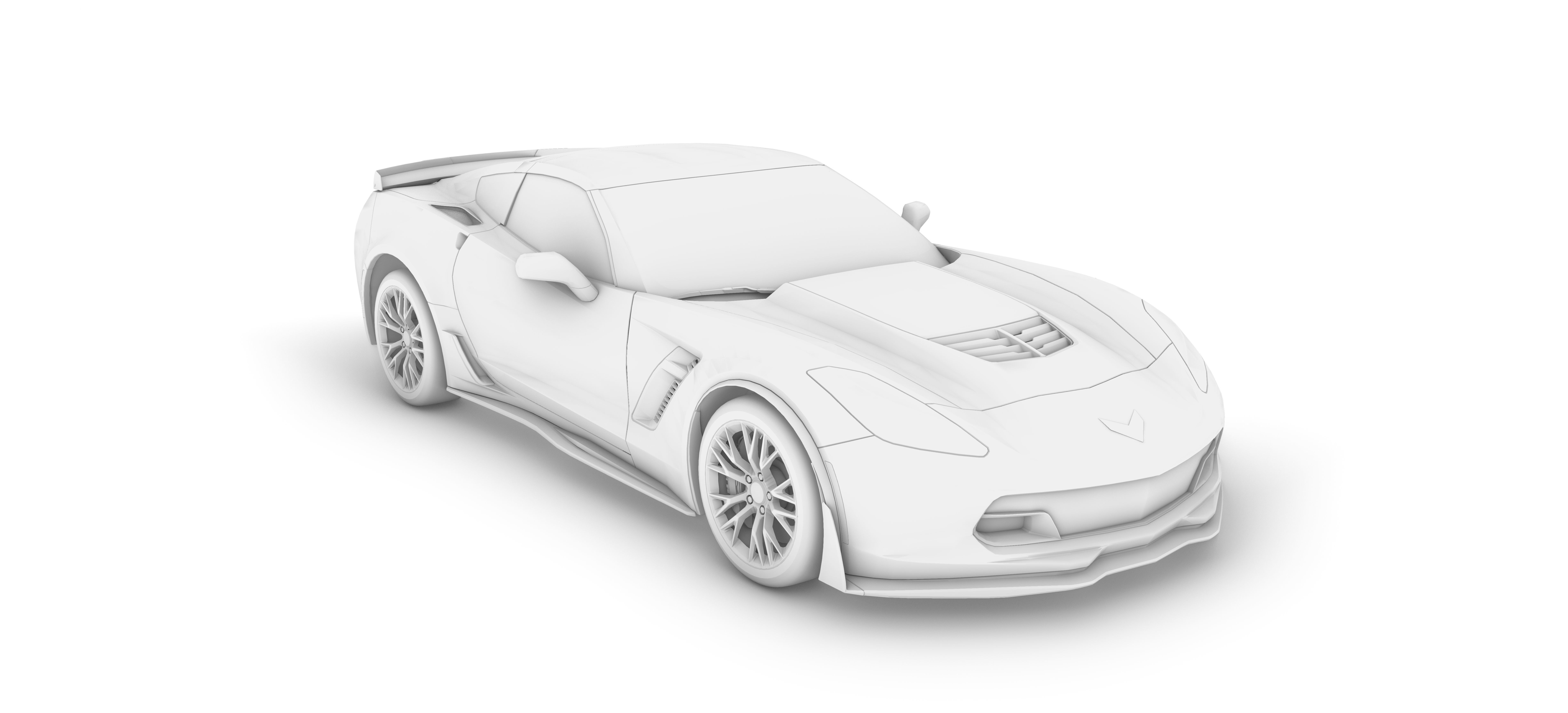 Chevrolet Corvette 3D model_4