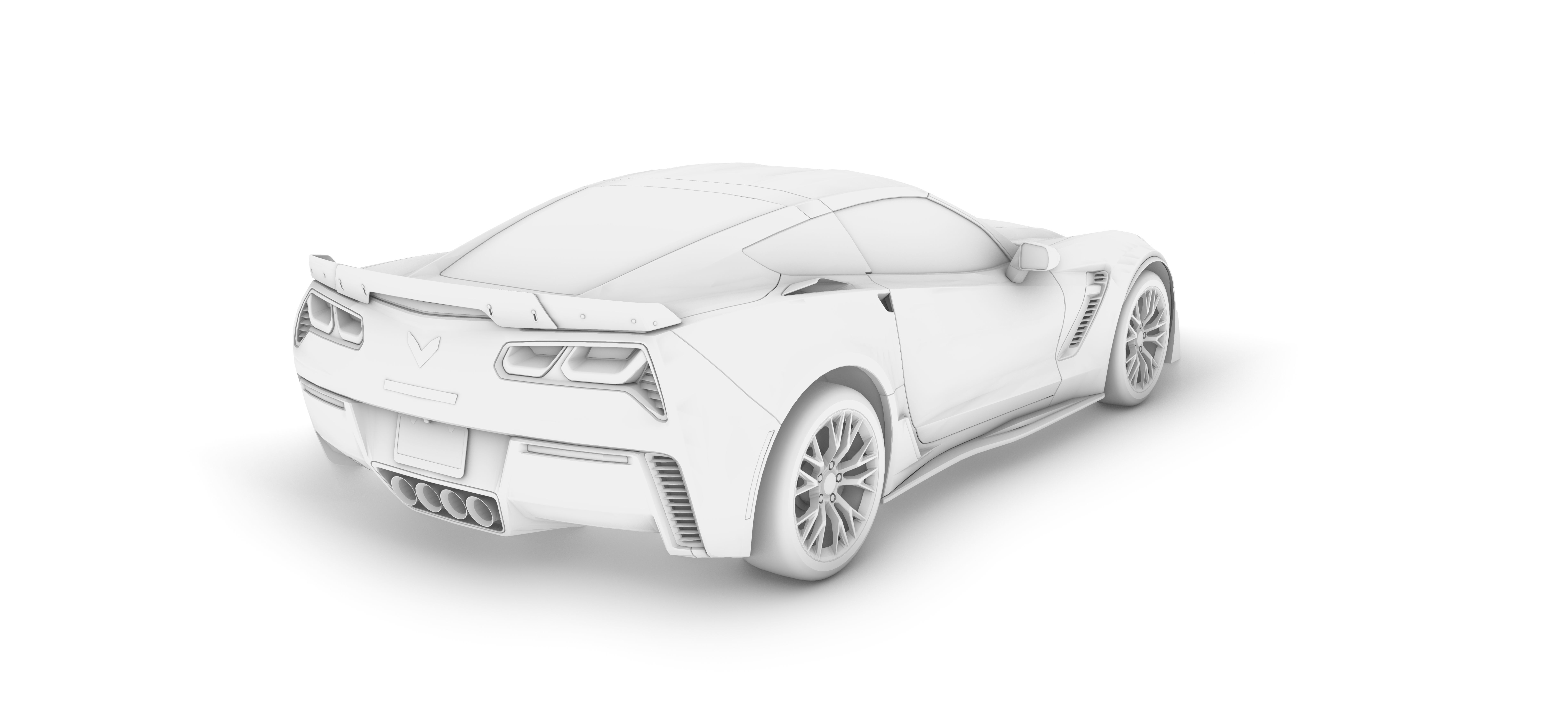 Chevrolet Corvette 3D model_3