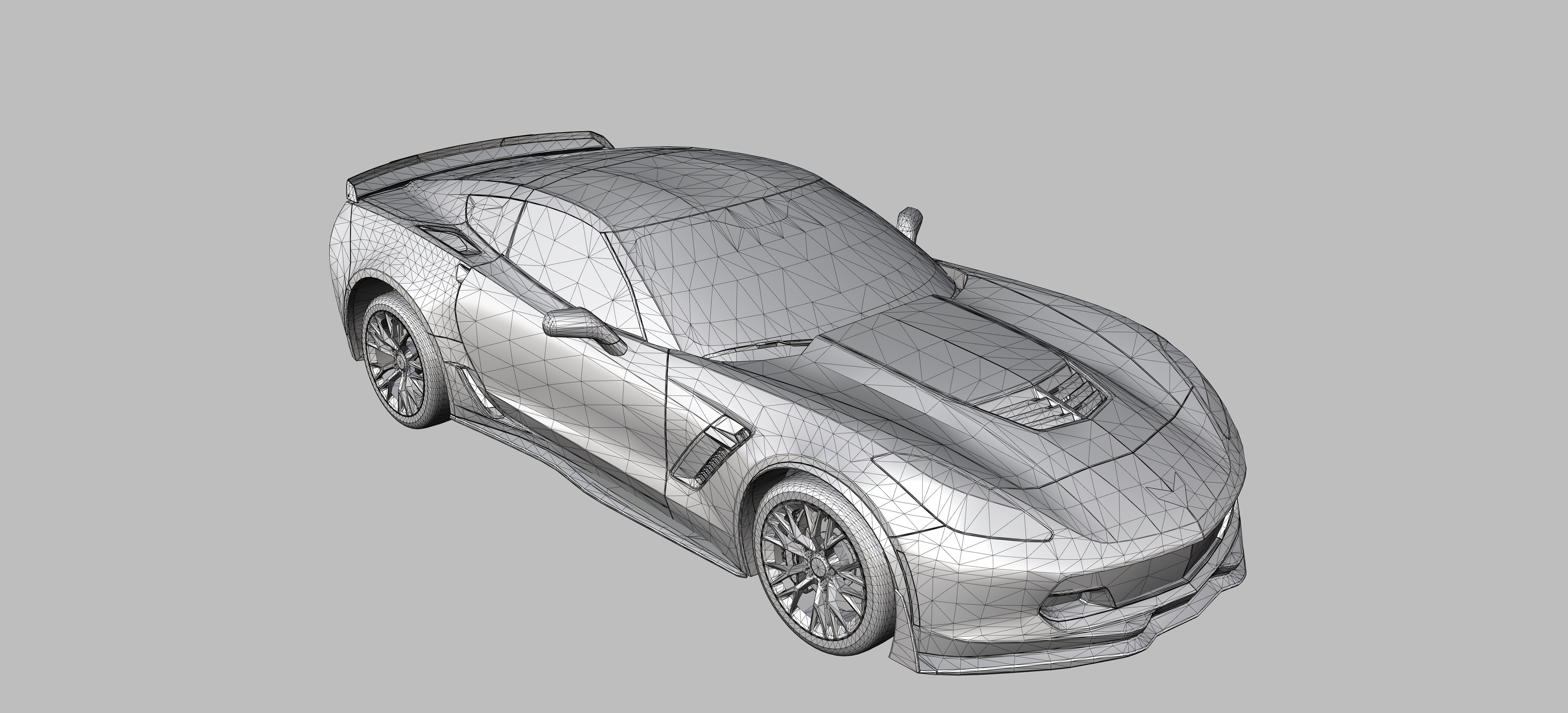 Chevrolet Corvette 3D model_7