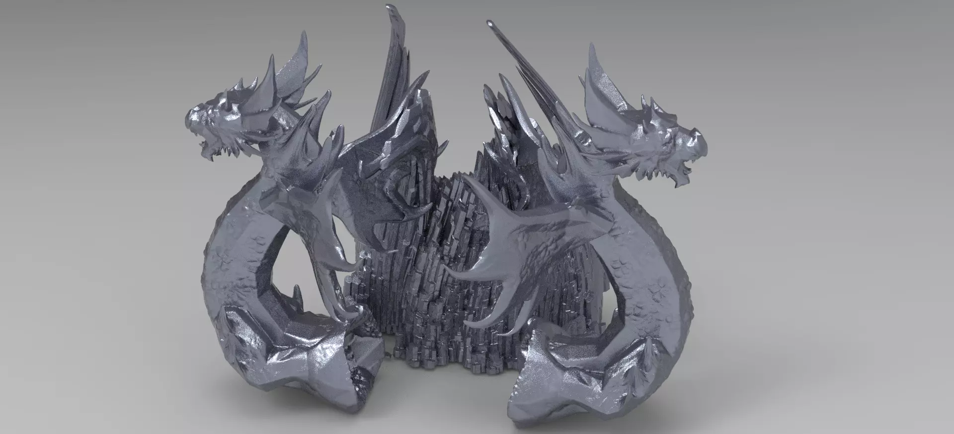 Druid Primeval dragon gate 3D model_0