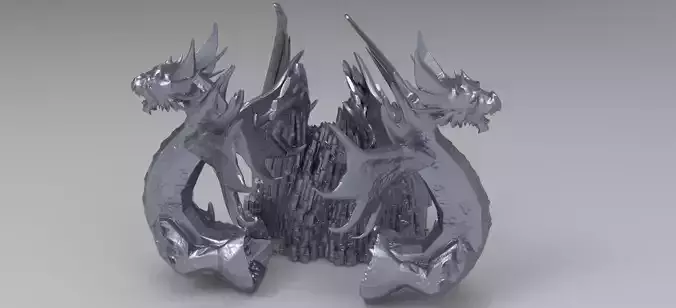 Druid Primeval dragon gate 3D model