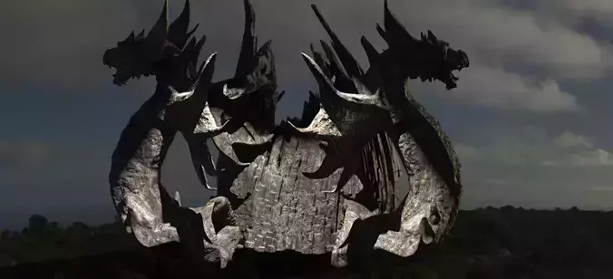 Druid Primeval dragon throne walls 