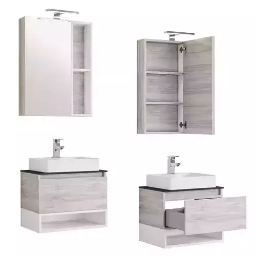 Comforty Prague 60 white oak