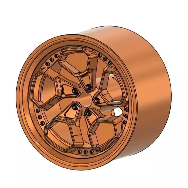 ROTIFORM HURT RIMS FOR DIECAST 64 SCALE 3D print model