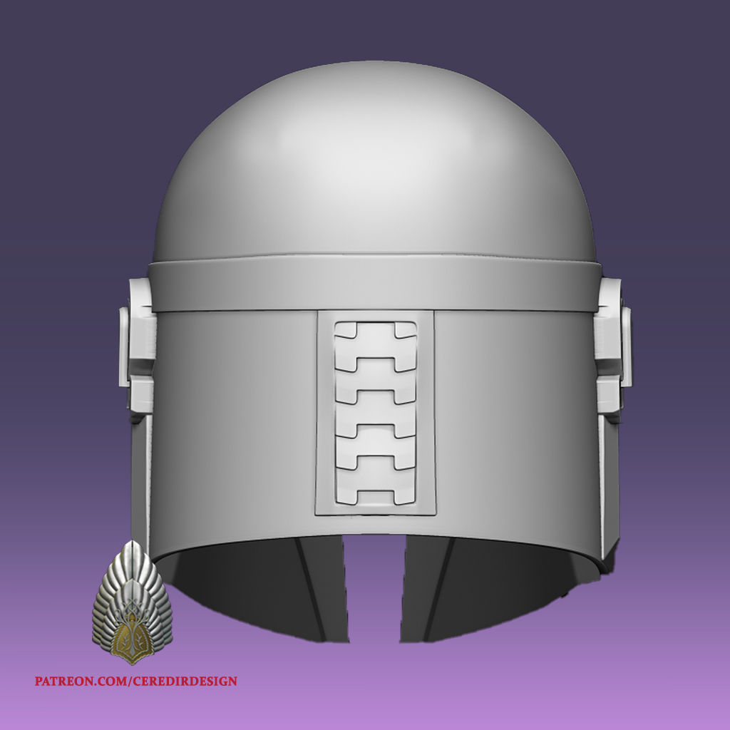 Mandalorian Praetor Helmet 3d digital download 3D print model_4