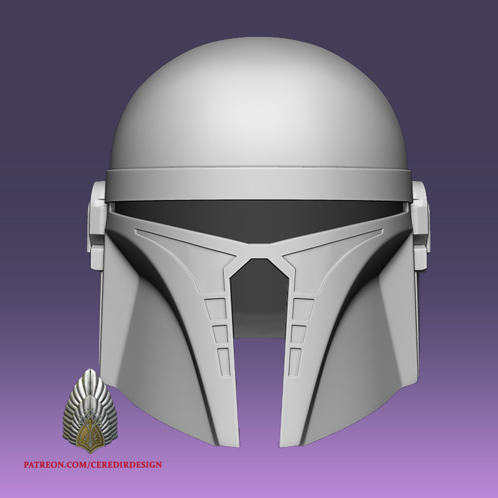 Mandalorian Praetor Helmet 3d digital download 3D print model_1
