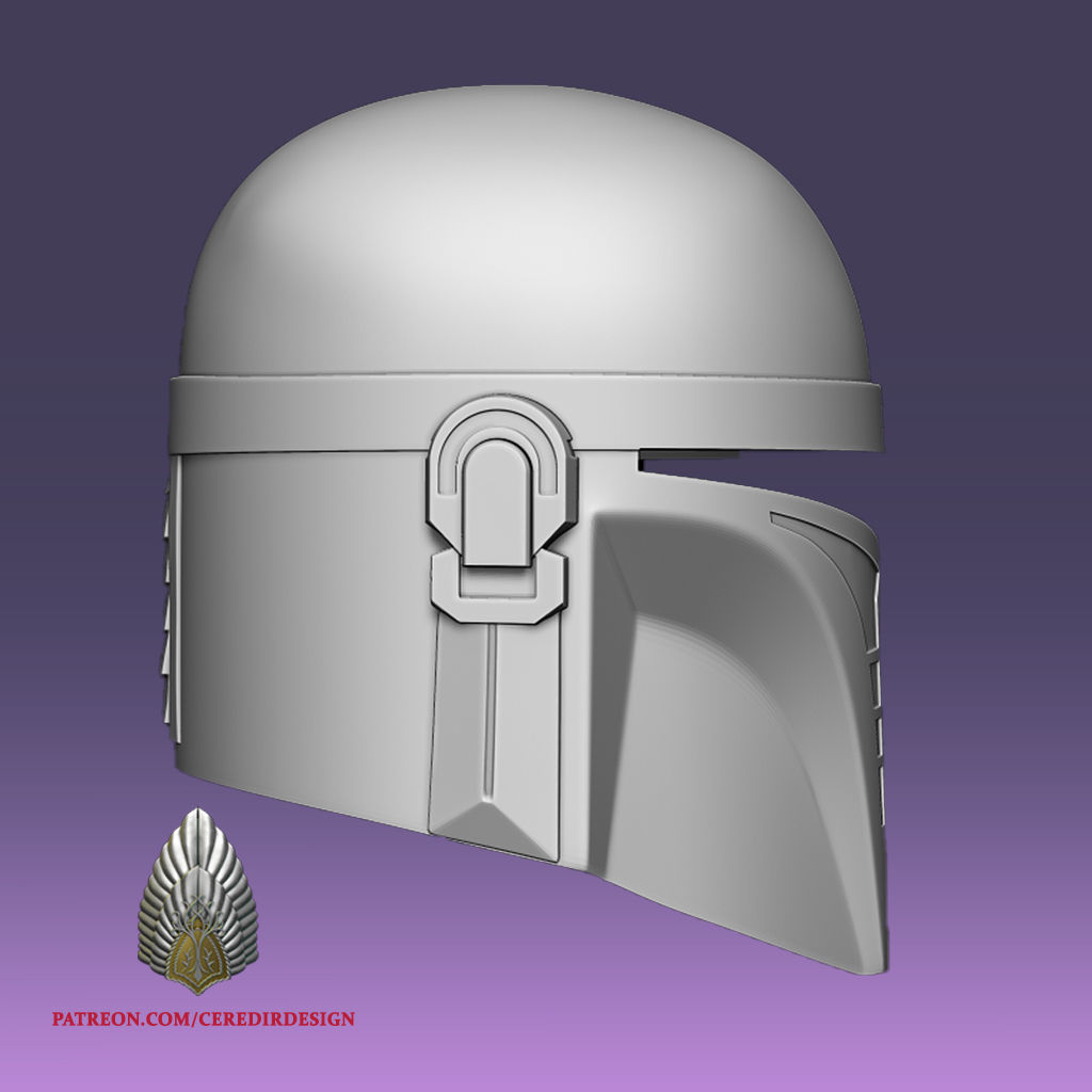 Mandalorian Praetor Helmet 3d digital download 3D print model_3