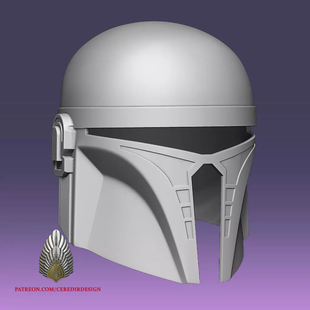 Mandalorian Praetor Helmet 3d digital download 3D print model_0