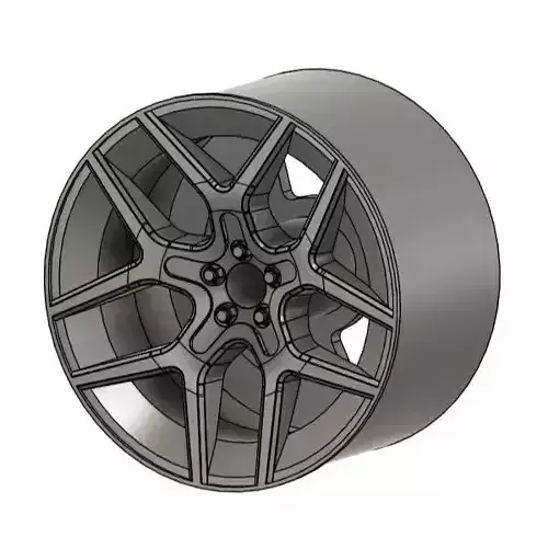 RTR AERO5 RIMS FOR DIECAST 64 SCALE 3D print model