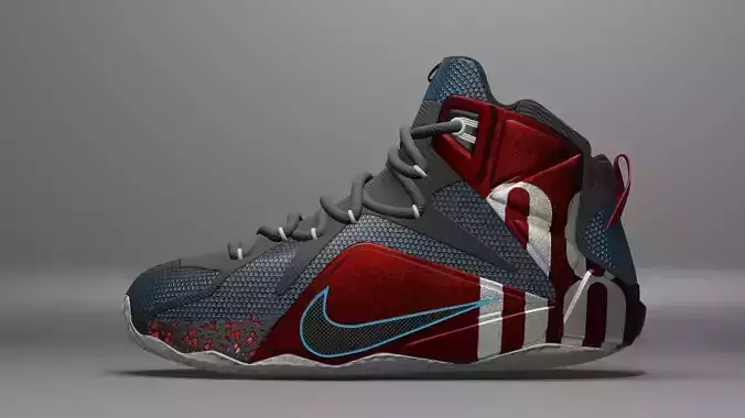 Nike Lebron maroon red