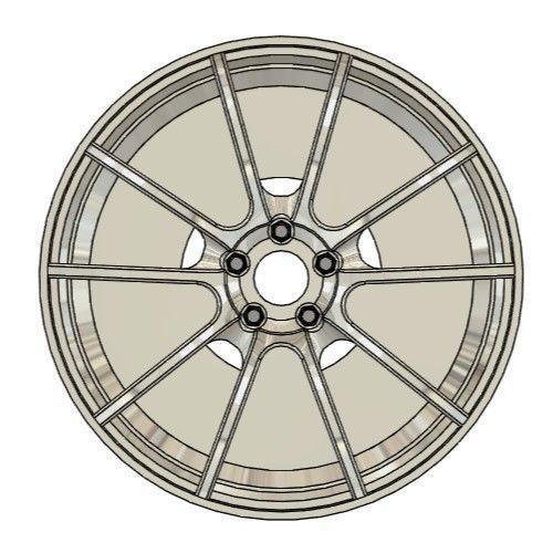 WEDS SA55M RIMS FOR DIECAST 64 SCALE 3D print model_2