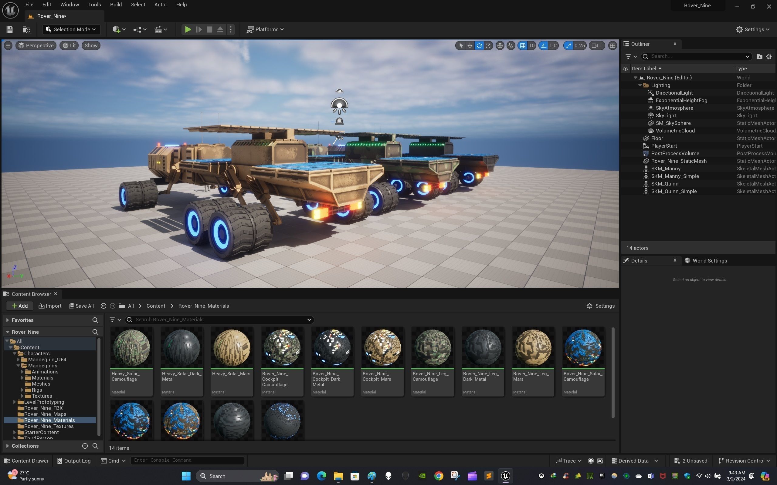 Rover Nine Low-poly 3D model_25