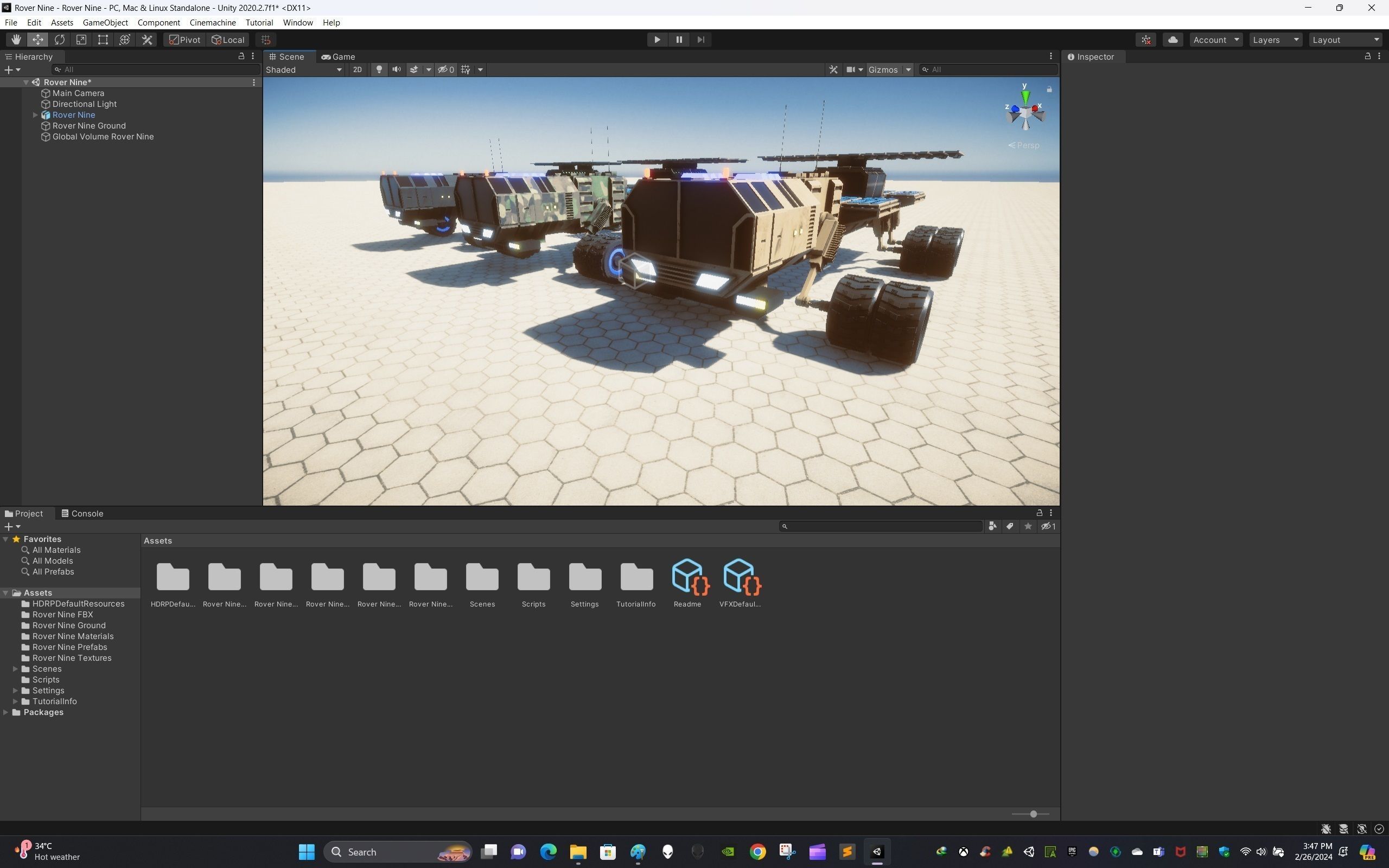 Rover Nine Low-poly 3D model_12