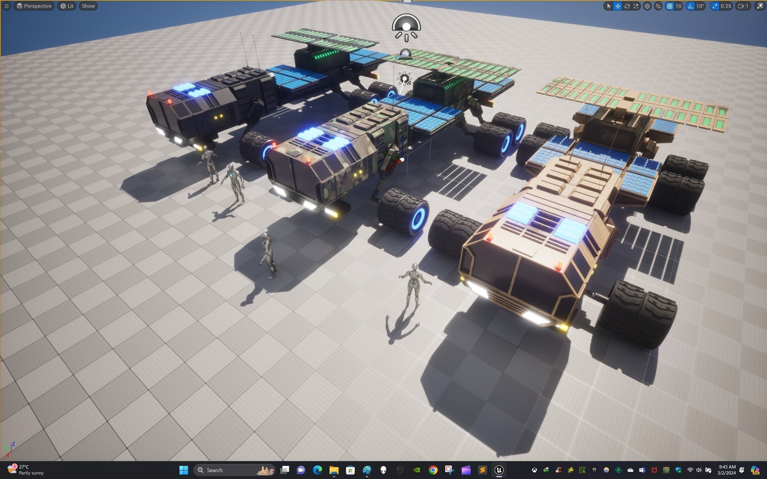 Rover Nine Low-poly 3D model_27