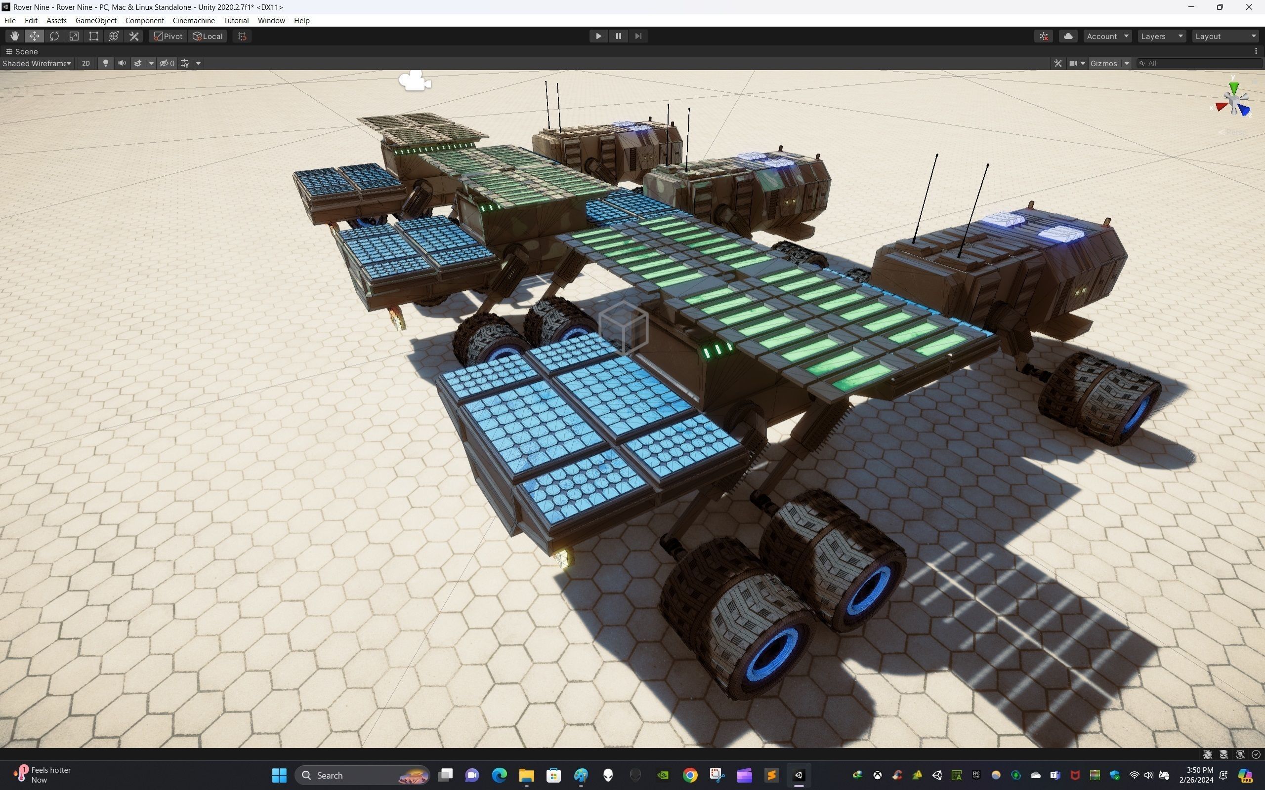 Rover Nine Low-poly 3D model_19