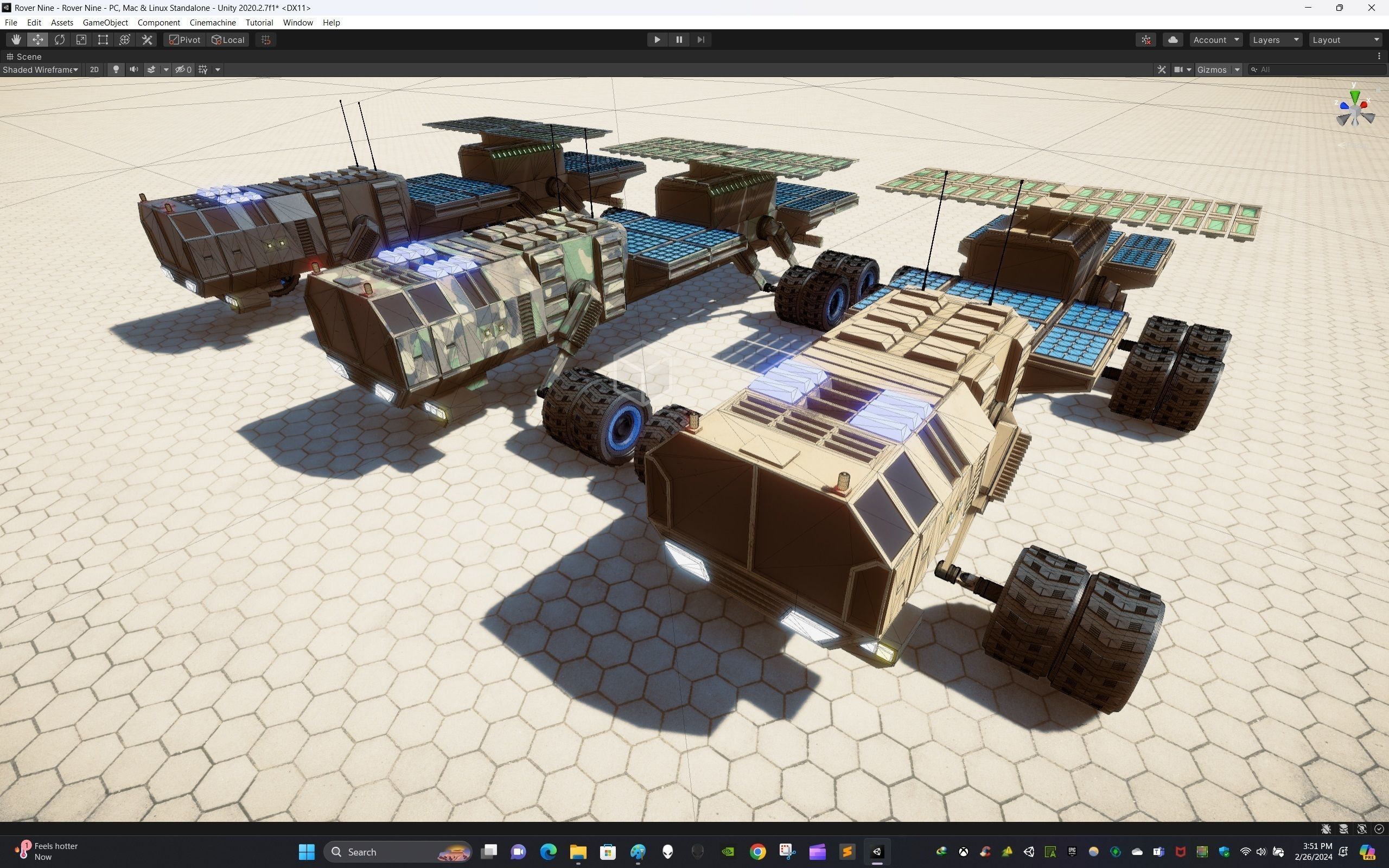 Rover Nine Low-poly 3D model_20